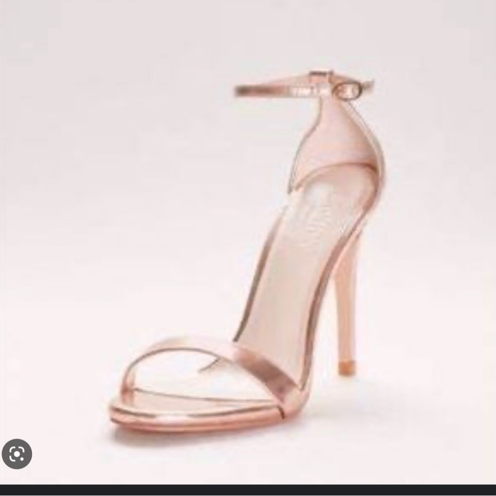 David’s Bridal Rose Gold Heels